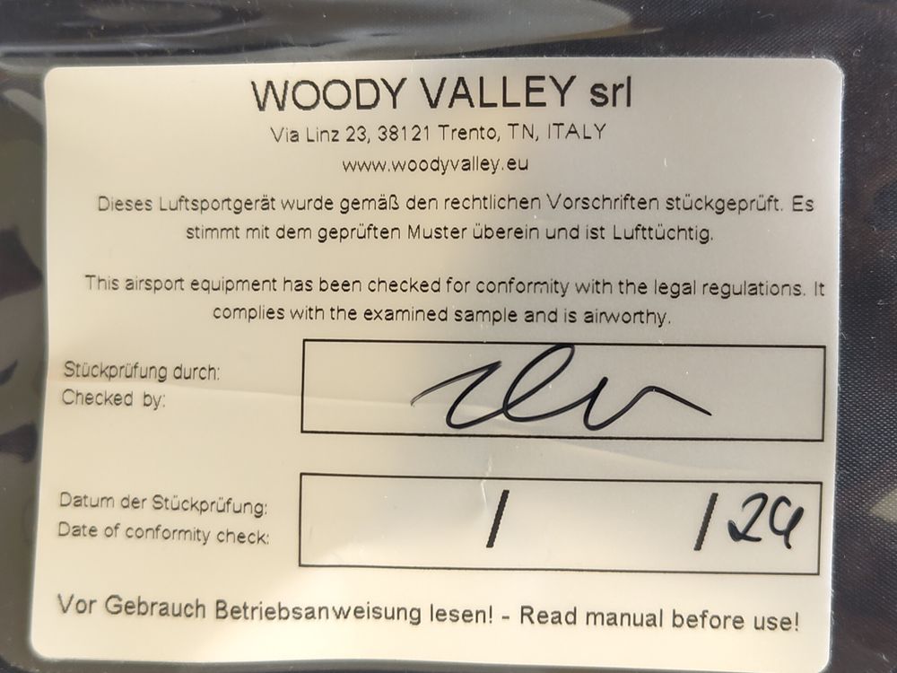 Woody Valley Wani 3 XL Gurtzeug 2023 gebraucht