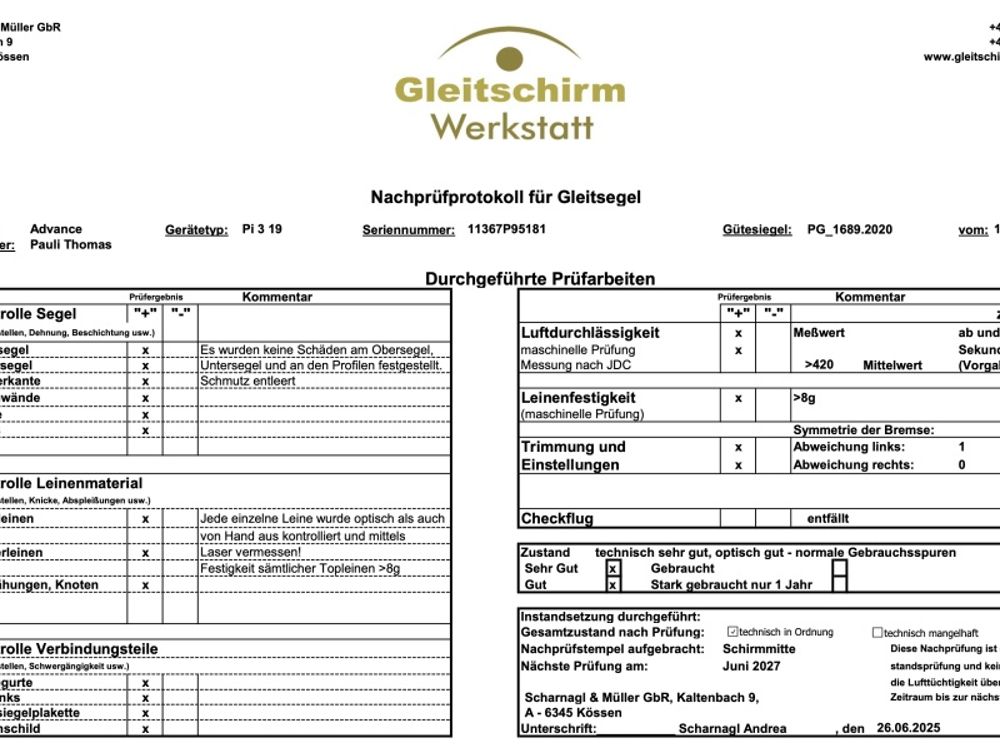 ADVANCE PI 3 19 Gleitschirm 2022 gebraucht thumbnail