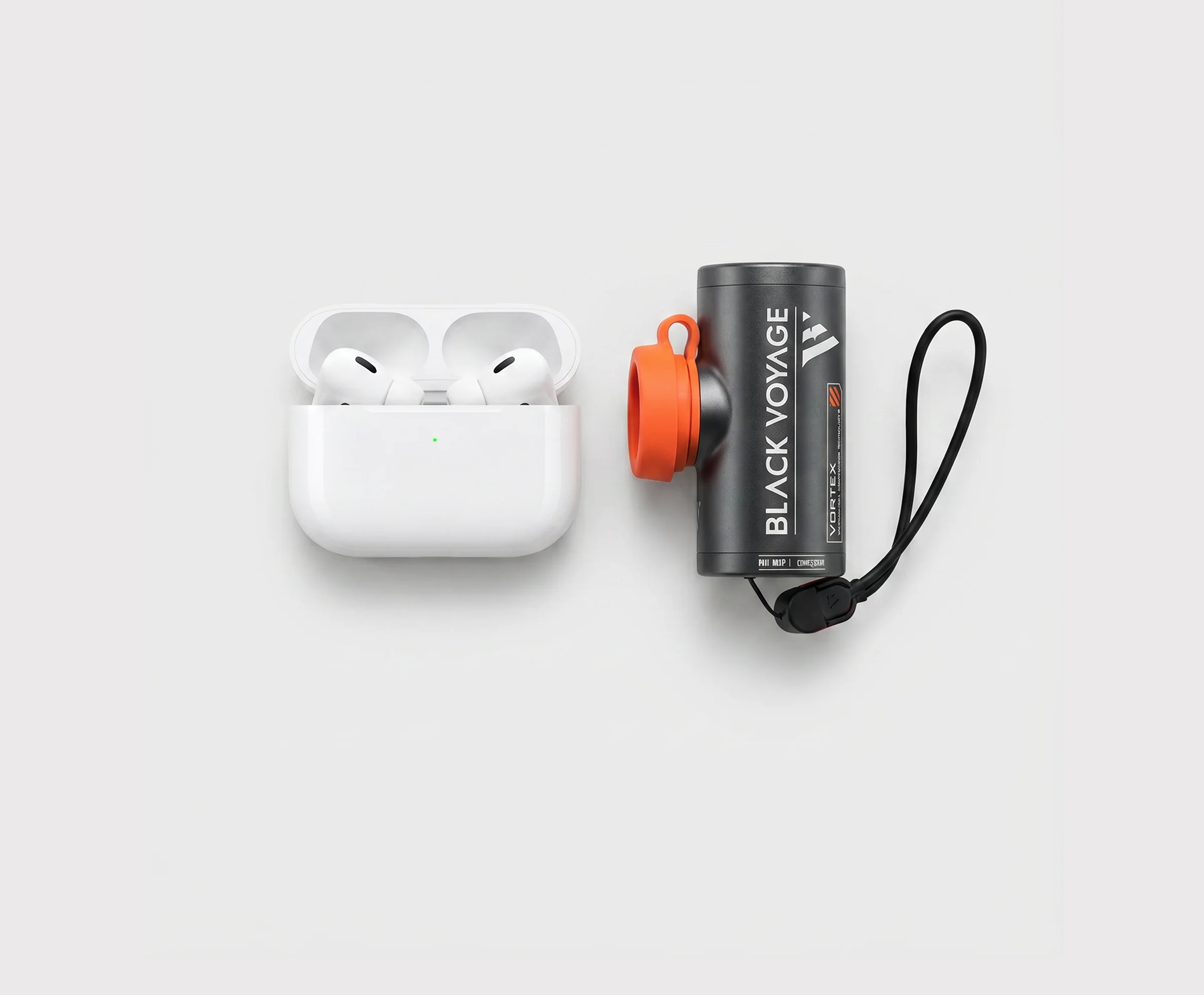 The Vortex USB-C vacuum pump and seal-bag compression system