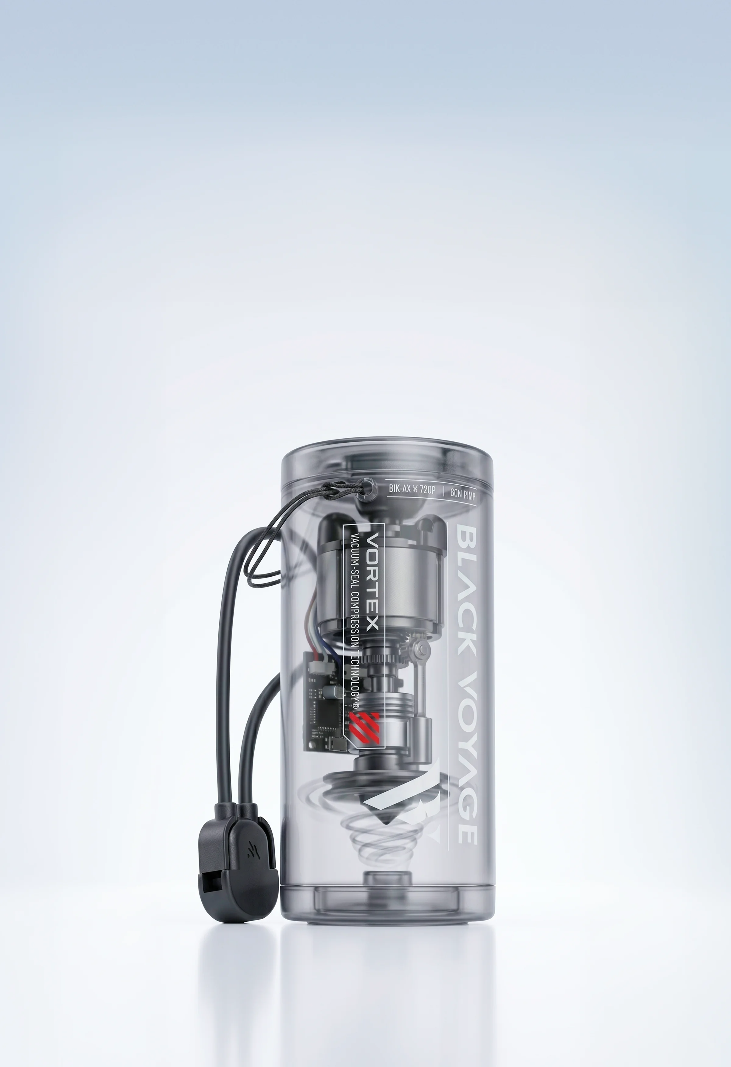Cutaway of the Vortex layered construction — inner layer bonded to a TPU air-and-moisture film