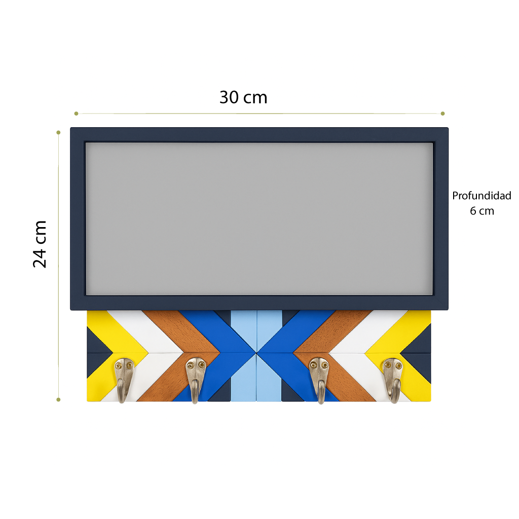perchero-decorativo-4-ganchos-con-tecnica-mosaico-pizarra-notas-caja-de-luz-led-opcional-2