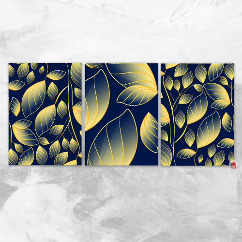 hojas-primavera-doradas-y-azules-cuadros-decorativos-0