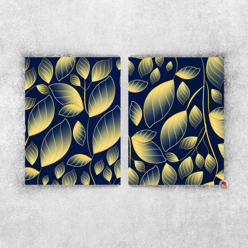 hojas-primavera-doradas-y-azules-cuadros-decorativos-1