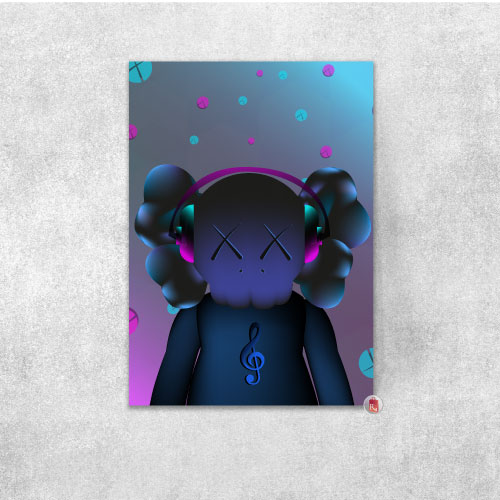 kaws-music-cuadros-decorativos-0