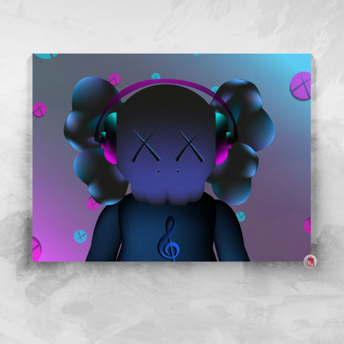 kaws-music-cuadros-decorativos-1