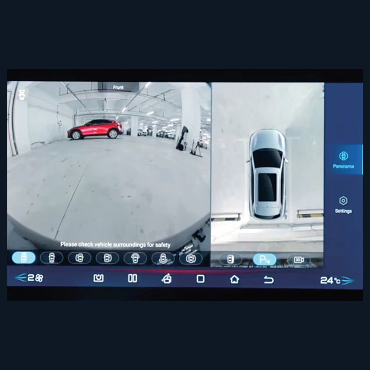 BYD Atto 3 360-degree holographic transparent imaging system