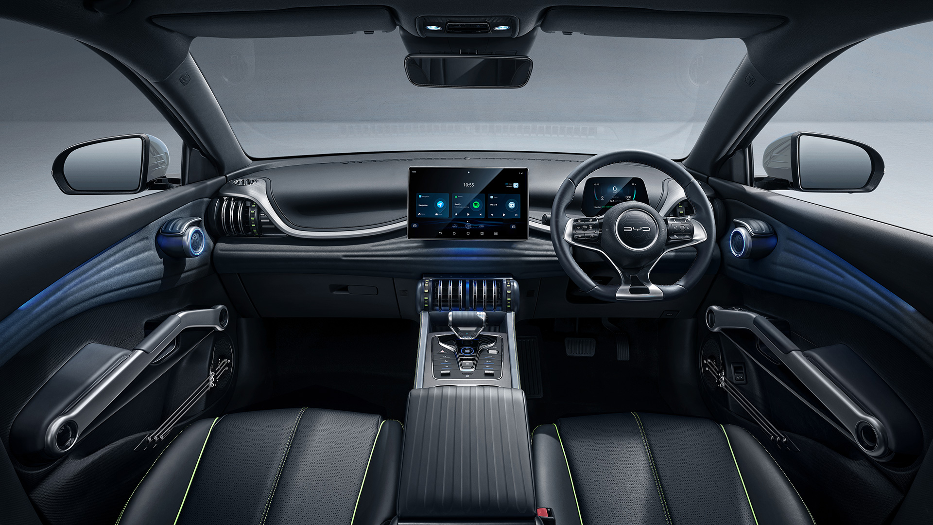 Panoramic Sunroof with Electric Slide and Anti-pinch