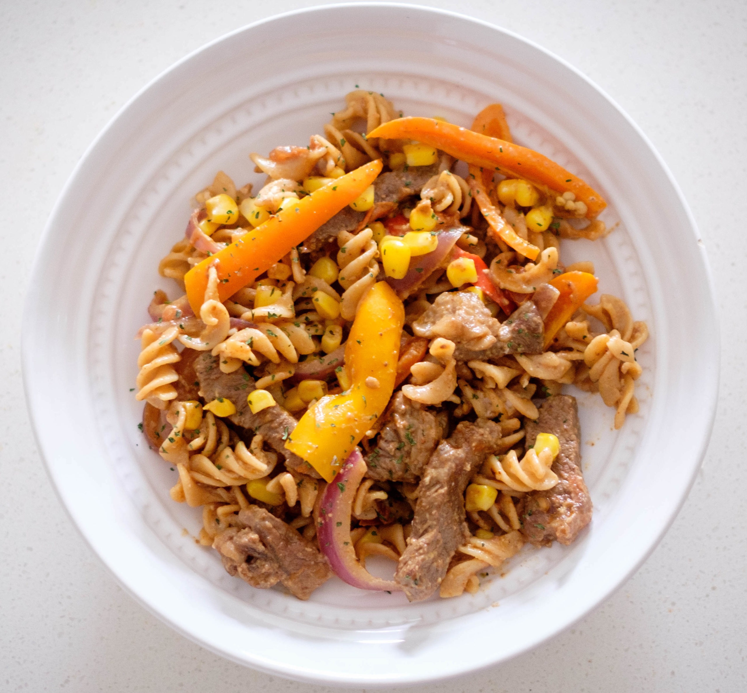 Steak Fajita Pasta
