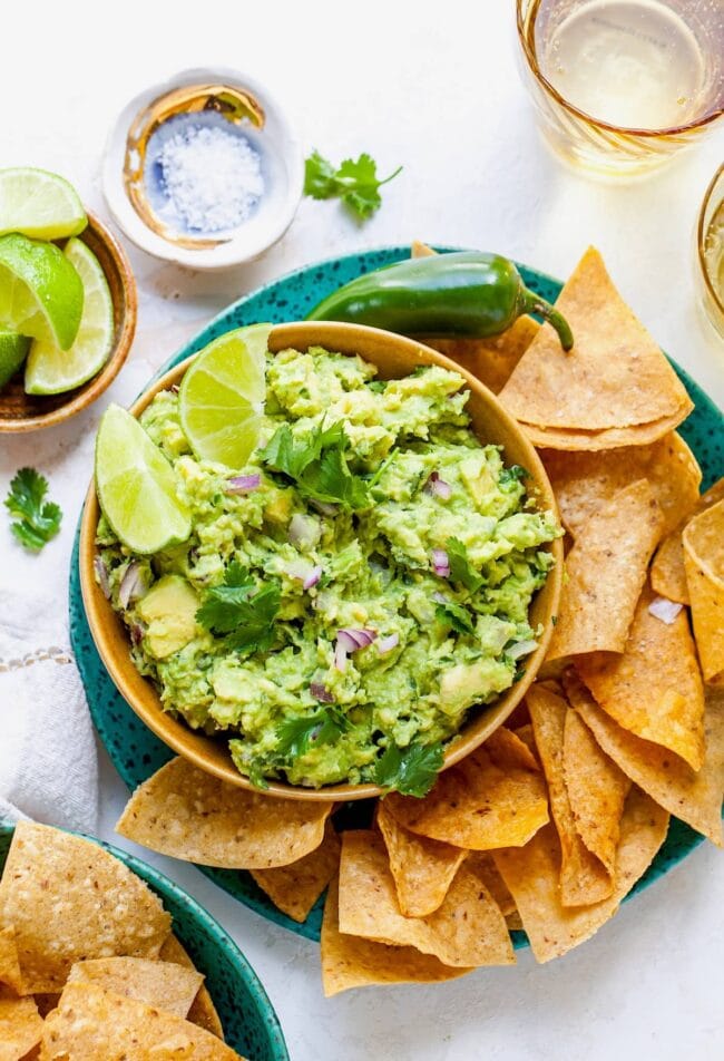 Tortilla avec guacamole