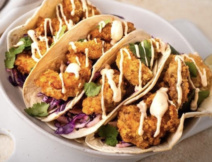 Tacos Breaded Prawns