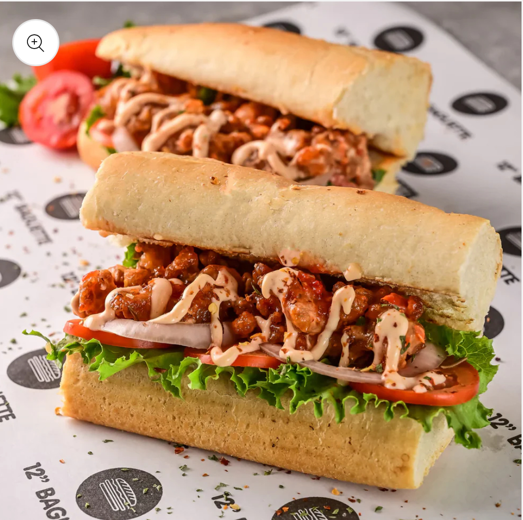 Shrimp baguette