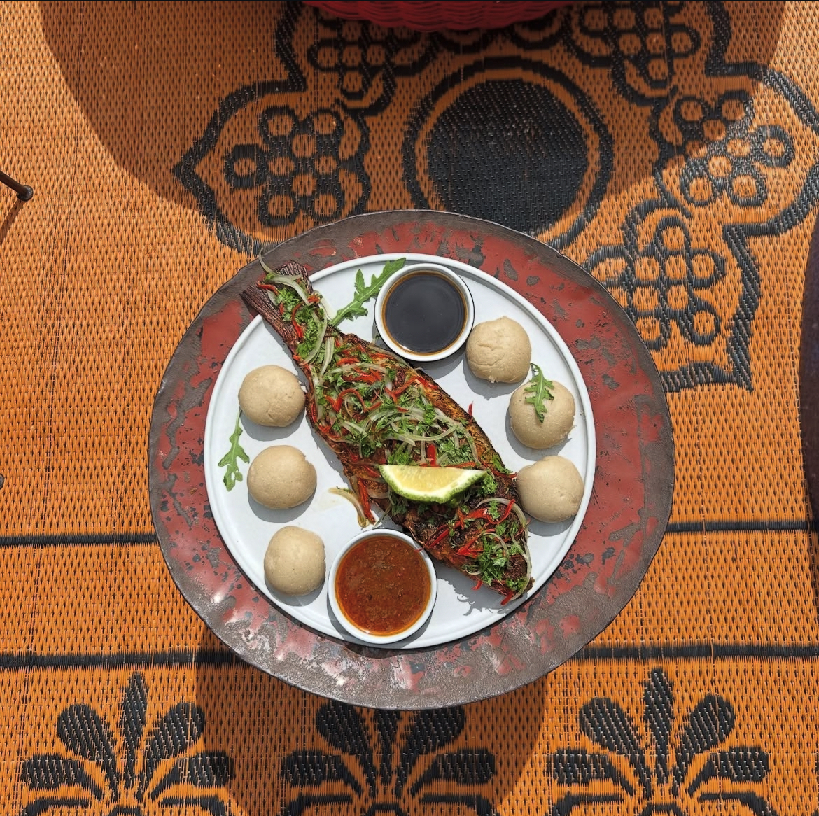 WHOLE TILAPIA WITH AKASSA (EKO)