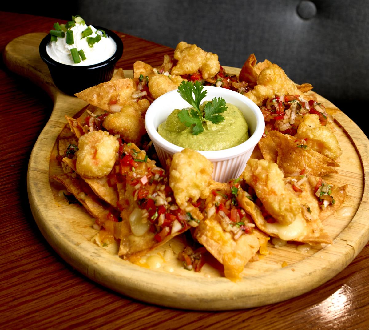 NACHOS SHRIMP TEMPURA
