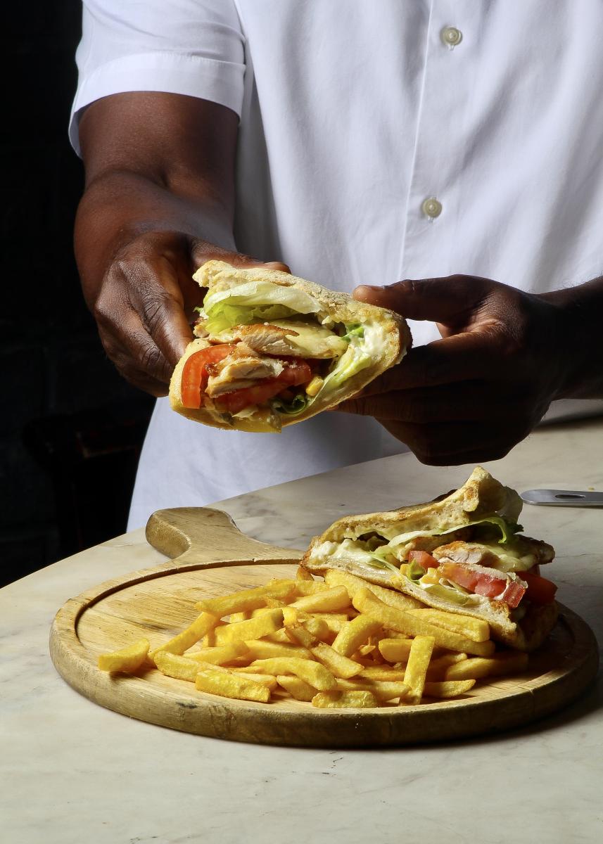 CHICKEN PIZZA PANINI