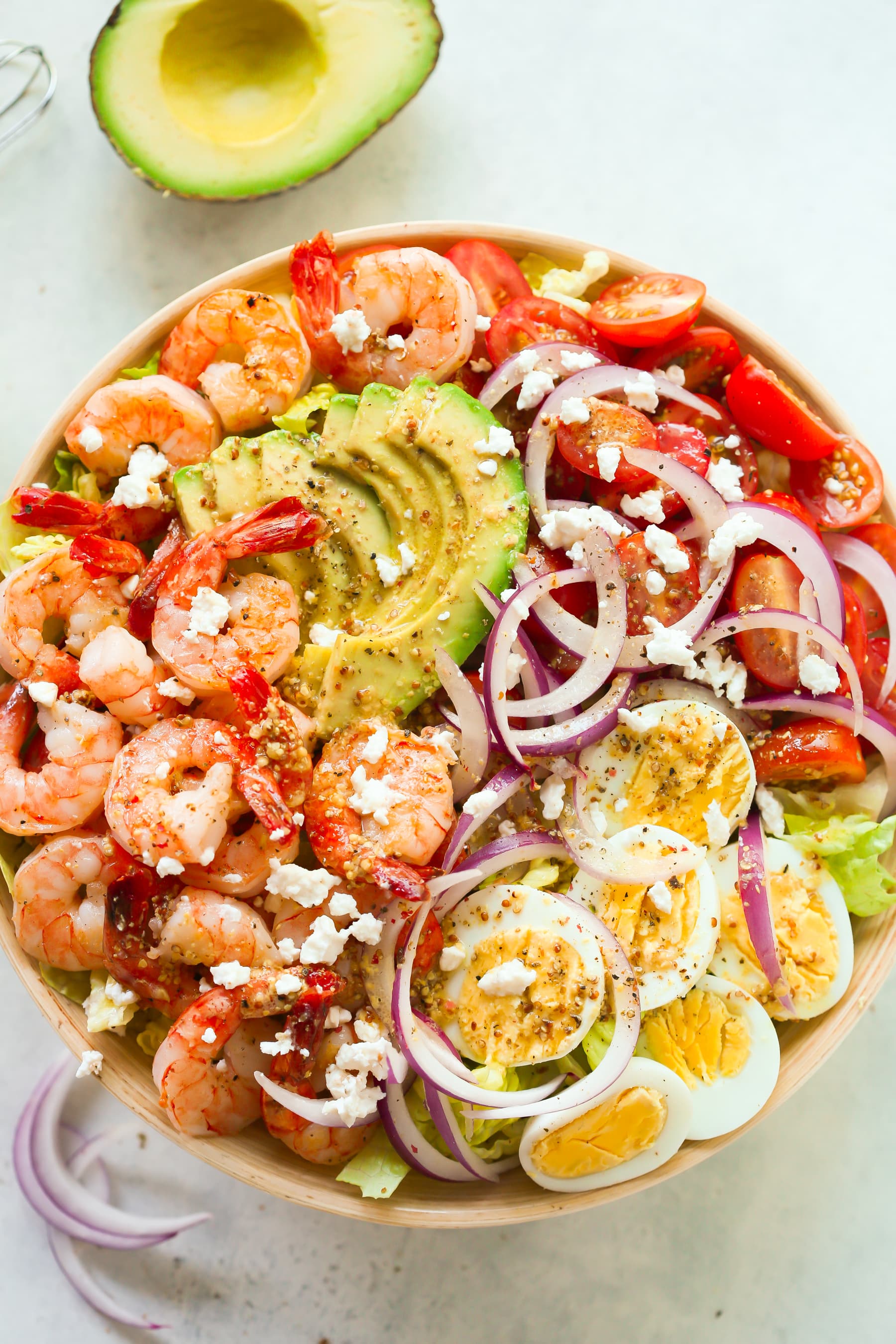 Chicken & Shrimp Avocado Salad