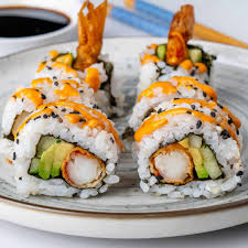Ebi Tempura Roll sushi