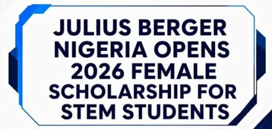 Julius Berger Nigeria Female Scholarship Scheme / 2026