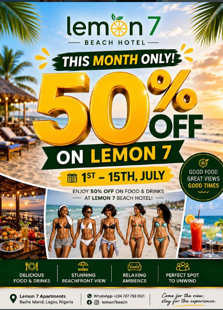 Lemon 7 Beach promo