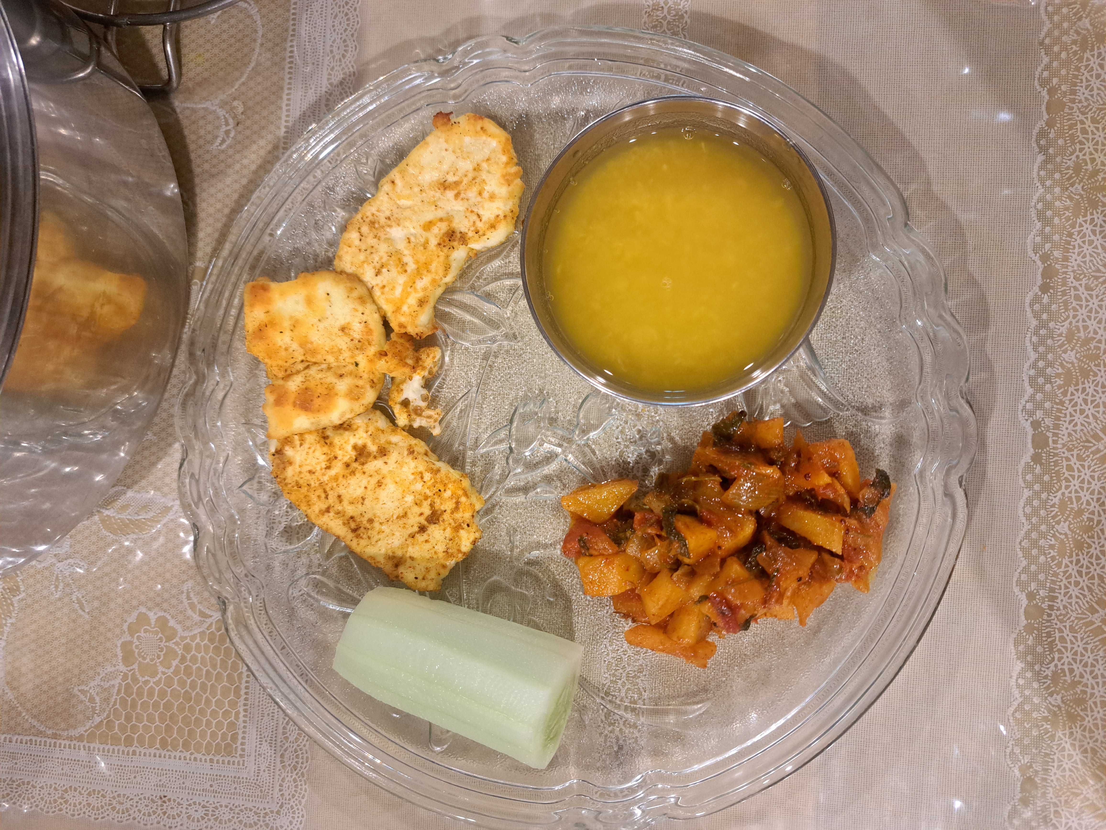 Clients meal plate
