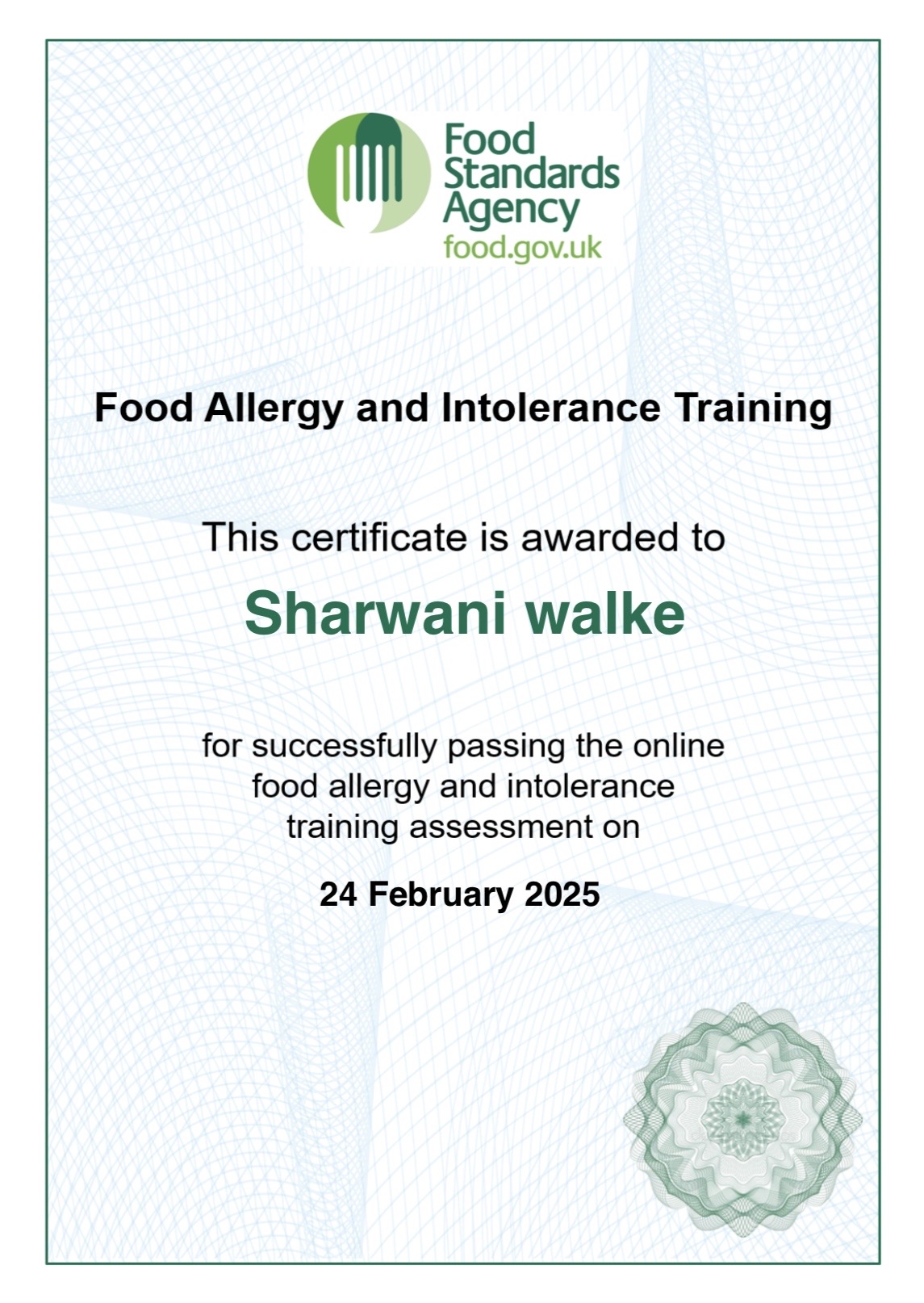 Sharwani Walke portfolio