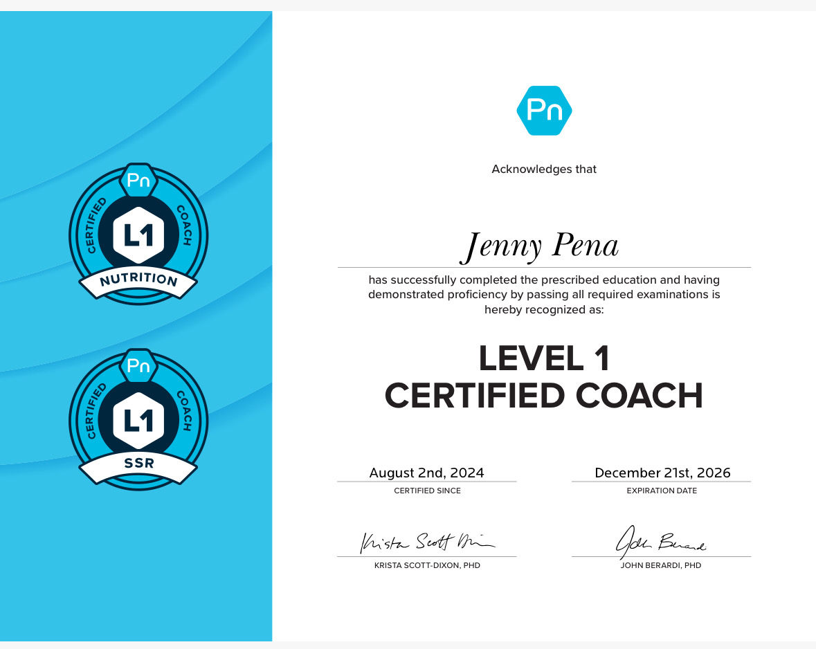 Jenny Pena, NBC-HWC portfolio