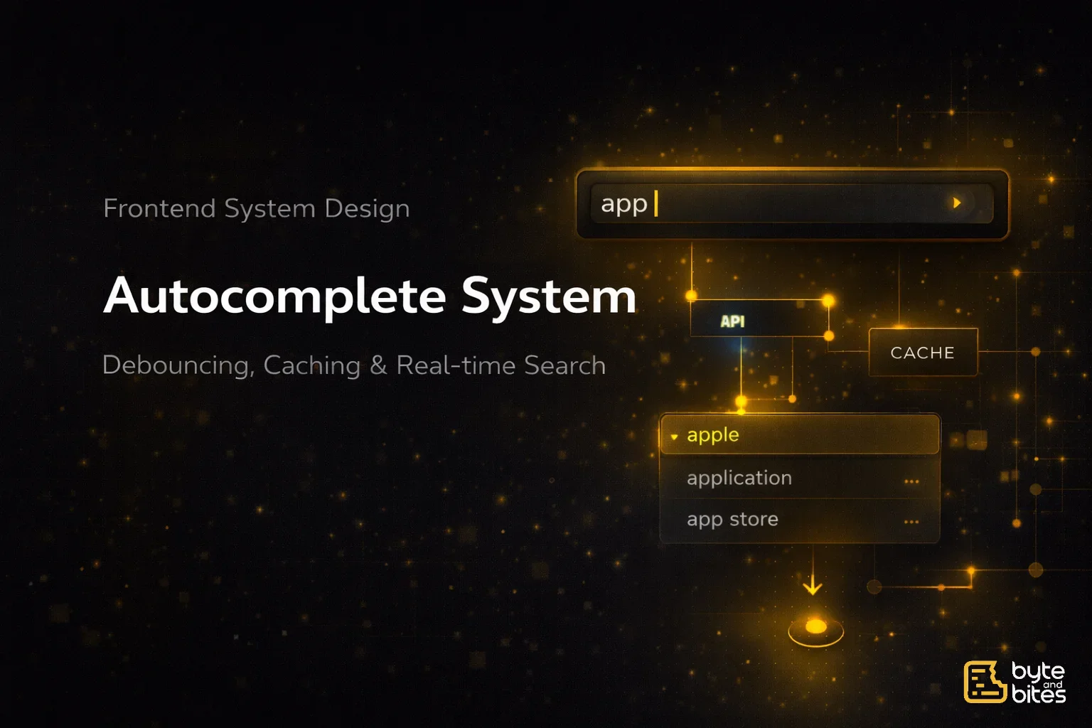 Designing an Autocomplete / Search System in Frontend