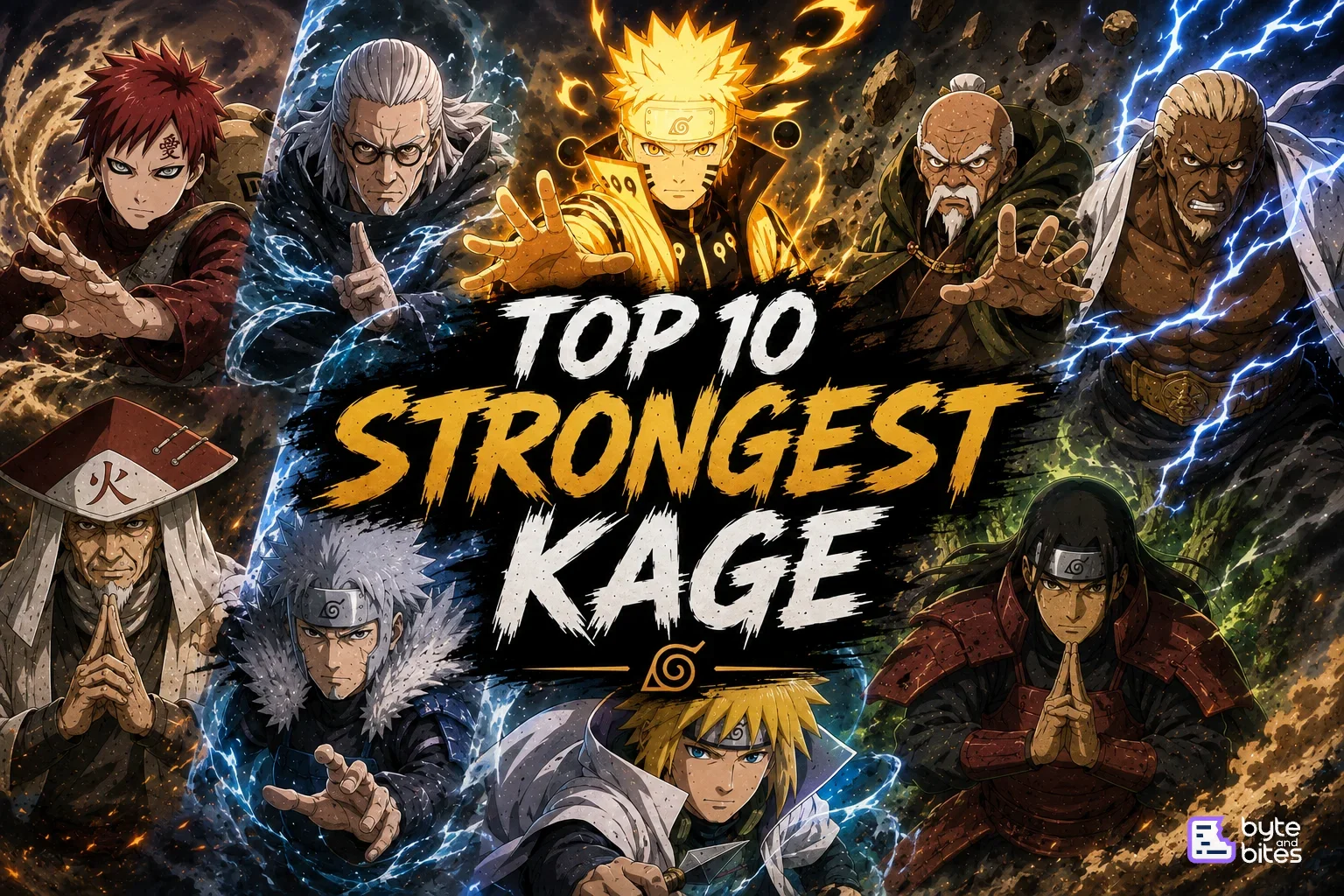 Top 10 Strongest Kage in Naruto Ranked