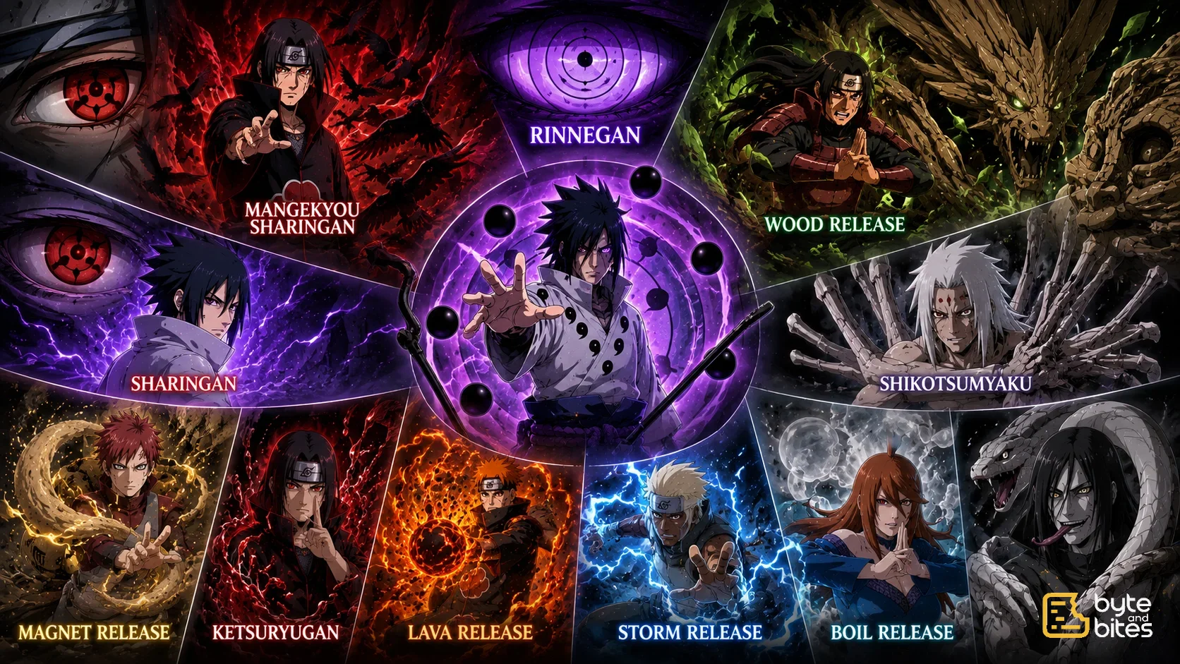 Top 10 Strongest Kekkei Genkai in Naruto Ranked