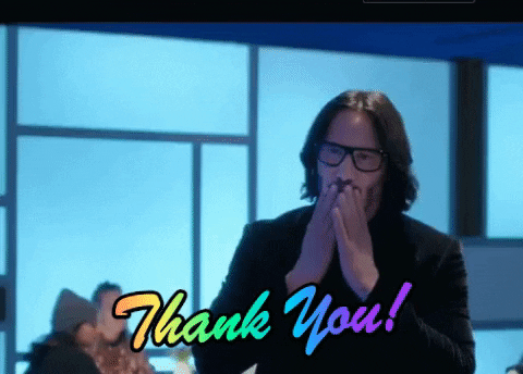 !Thank U GIF by MOODMAN!