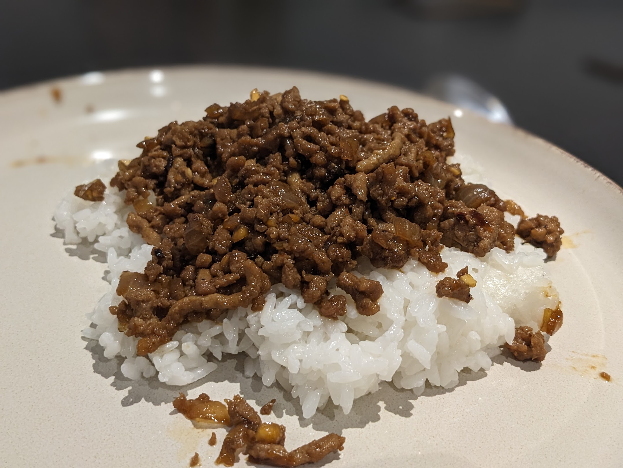 Korean beef bowl