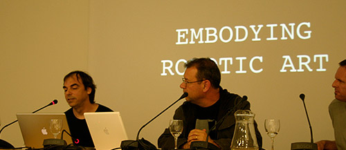 bill vorn and mark cypher talks, &copy; c-lab 2007