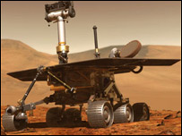 Front wheel on Mars rover stops 