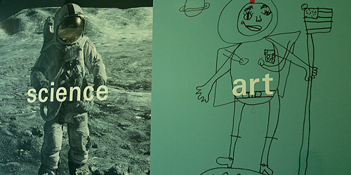 art, science , HSBC your point of view campaign, coming off the plane, Gatwick Airport, 2007