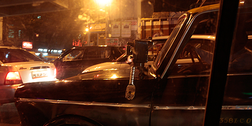 Traffic in Mumbai, January 2012