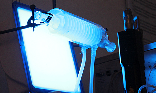 Fluorescing bacteria, Stress-o-Stat (2011), Techfest 2012, IIT Bombay, January 2012