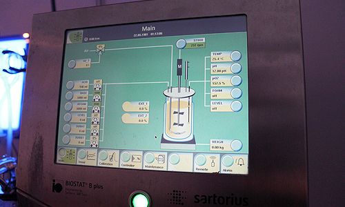 Fluorescing bacteria, Stress-o-Stat (2011), Techfest 2012, IIT Bombay, January 2012