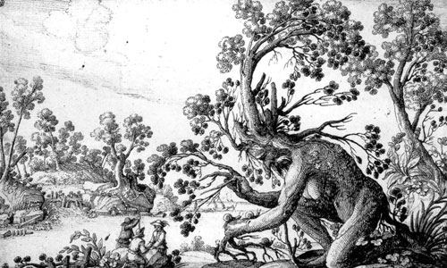 Tree man drawing