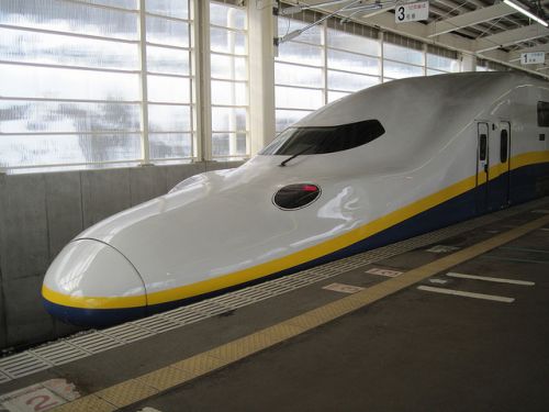 Bullet train, Image Source: Rudy Herman