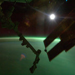 Aurora, Moon, and my home away from home. on Twitpic