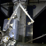 Flight Day 04. MPLM is attached to ISS, and the Robot Arm is ... on Twitpic