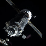 Progress docked to ISS " fruit"fully :-) on Twitpic