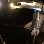 Space Shuttle Atlantis, Kibo, and Aurora. Two bright lights a... on Twitpic