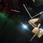 Moon, aurora, Kibo, and Atlantis. Atlantis will undock from I... on Twitpic