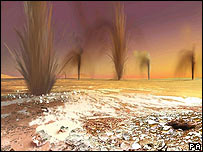 Ice geysers 'discovered on Mars' 