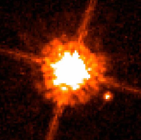 Star pair masquerades as a planetary system