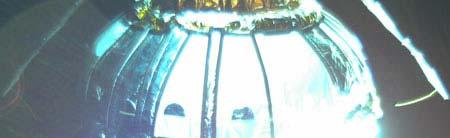 Inflatable spacecraft releases new images
