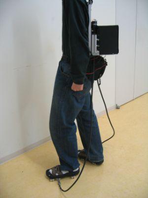 Powered shoes – perfect for a virtual stroll