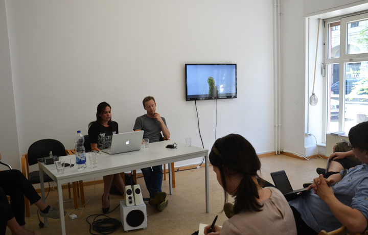 Art-Science Talk, Art Laboratory Berlin, 2013. Photo: Christian de Lutz
