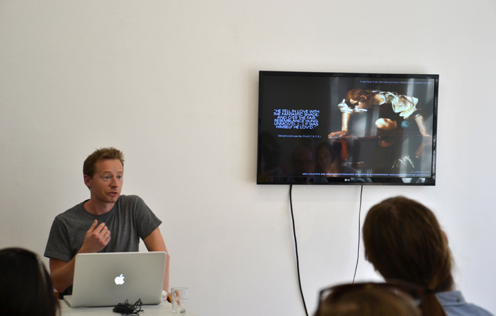 Art-Science Talk, Art Laboratory Berlin, 2013. Photo: Christian de Lutz