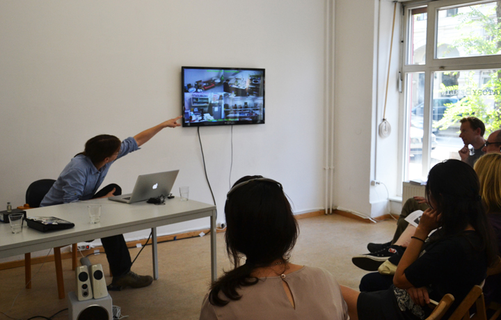 Art-Science Talk, Art Laboratory Berlin, 2013. Photo: Christian de Lutz
